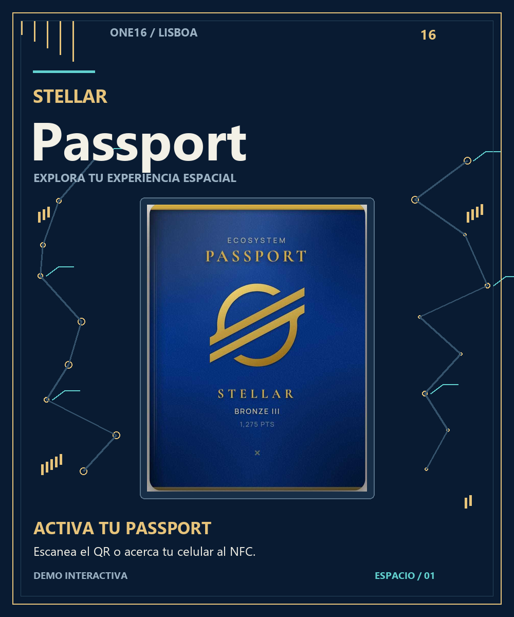 Cartel de la estación Stellar Passport